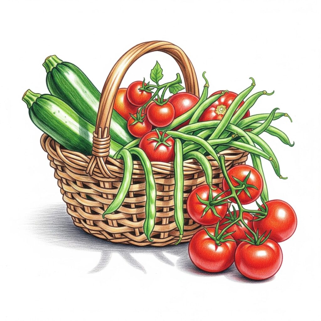 Fruit and veg basket