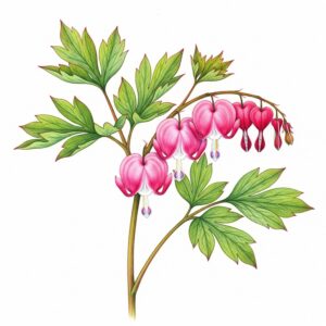 Lamprocapnos spectabilis-bleeding heart