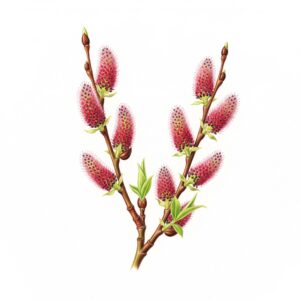 Salix gracilistyla Mount Aso