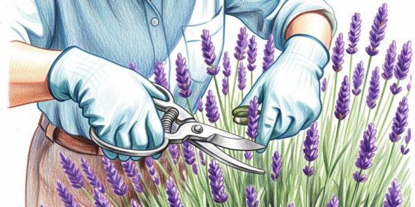Trimming lavender after flowering