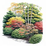 Easy-care deciduous trees and shrubs