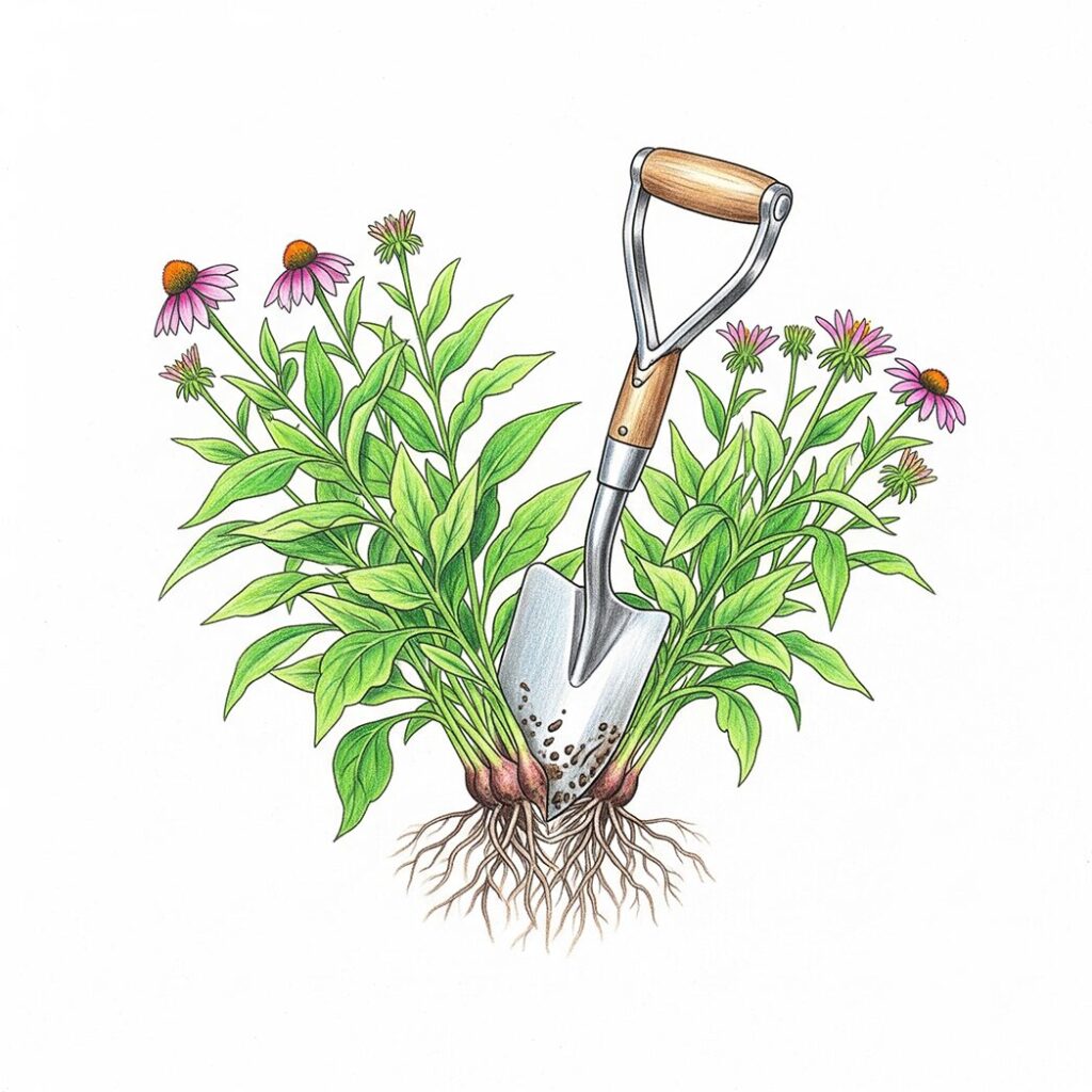 Dividing plants in September