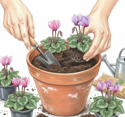 Plant hardy cyclamen in September