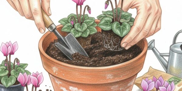 Plant hardy cyclamen in September