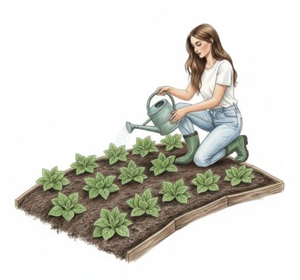 Plant out foxgloves in October for next year