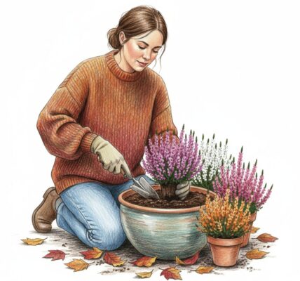 Planting heathers for late seasonal interest