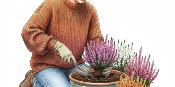 Planting heathers for late seasonal interest
