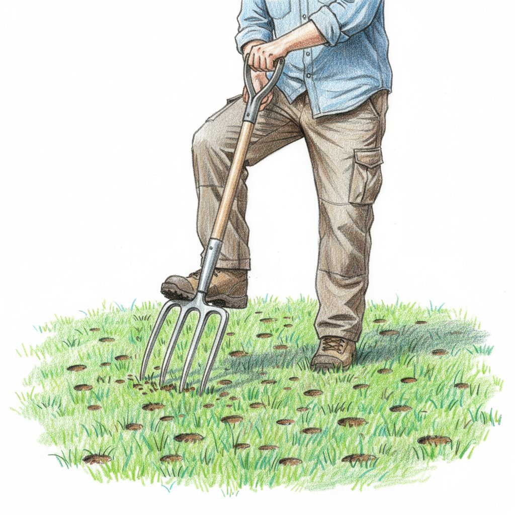 Rejuvenate the autumn lawn