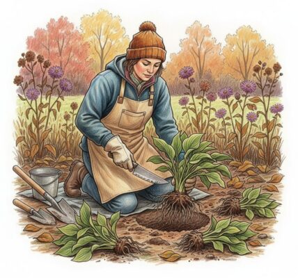 Dividing plants in October