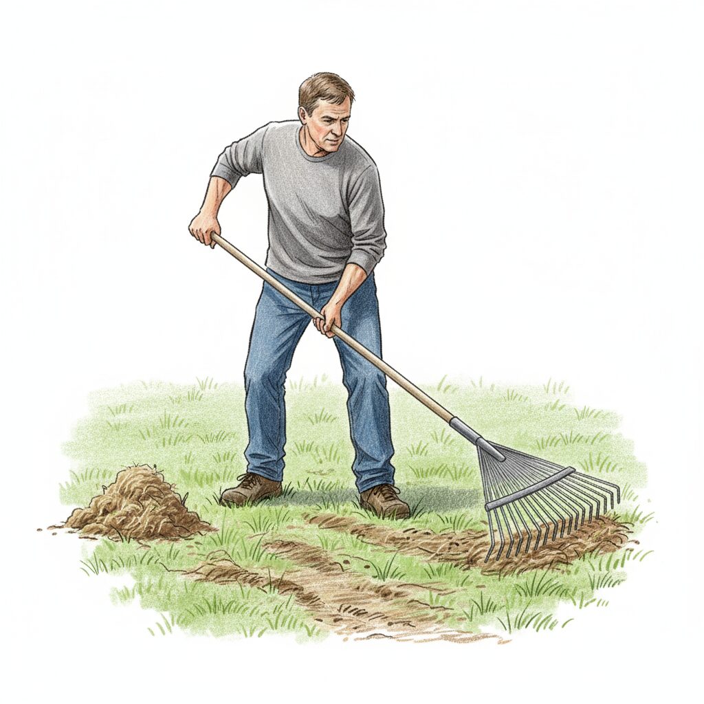 October is the perfect time to scarify your lawn