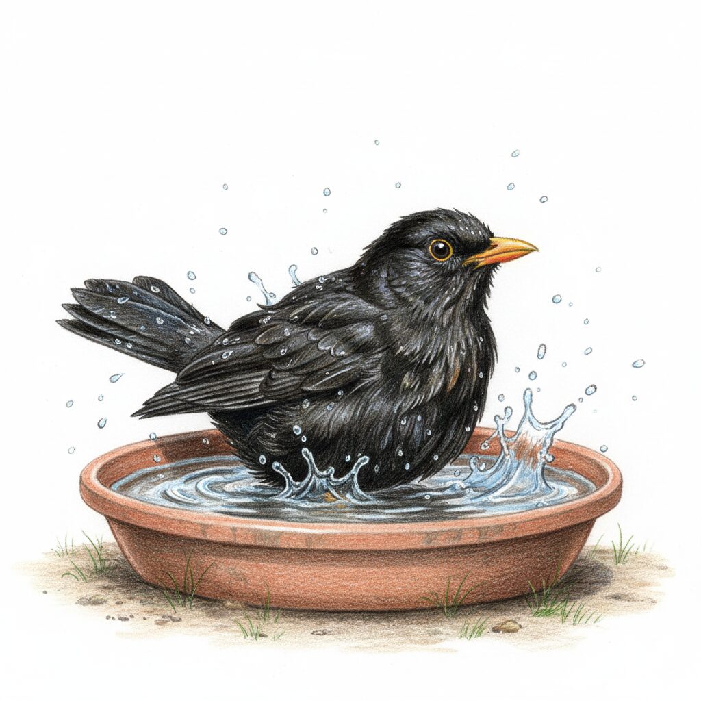 Provide birds with fresh daily water