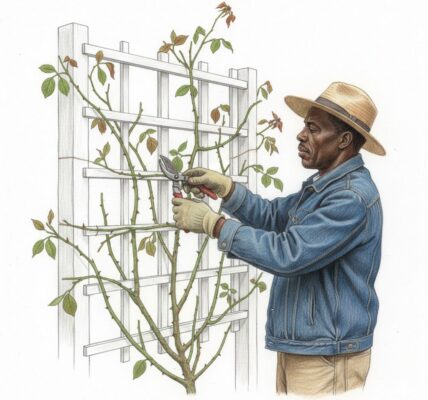 October is the month to prune climbing roses