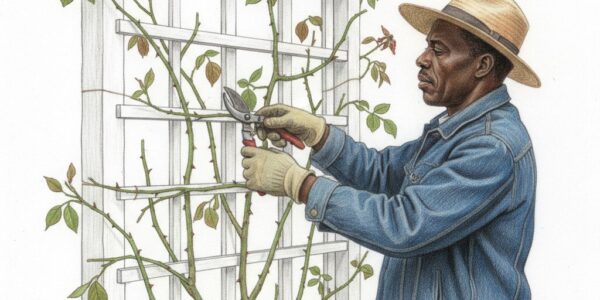 October is the month to prune climbing roses