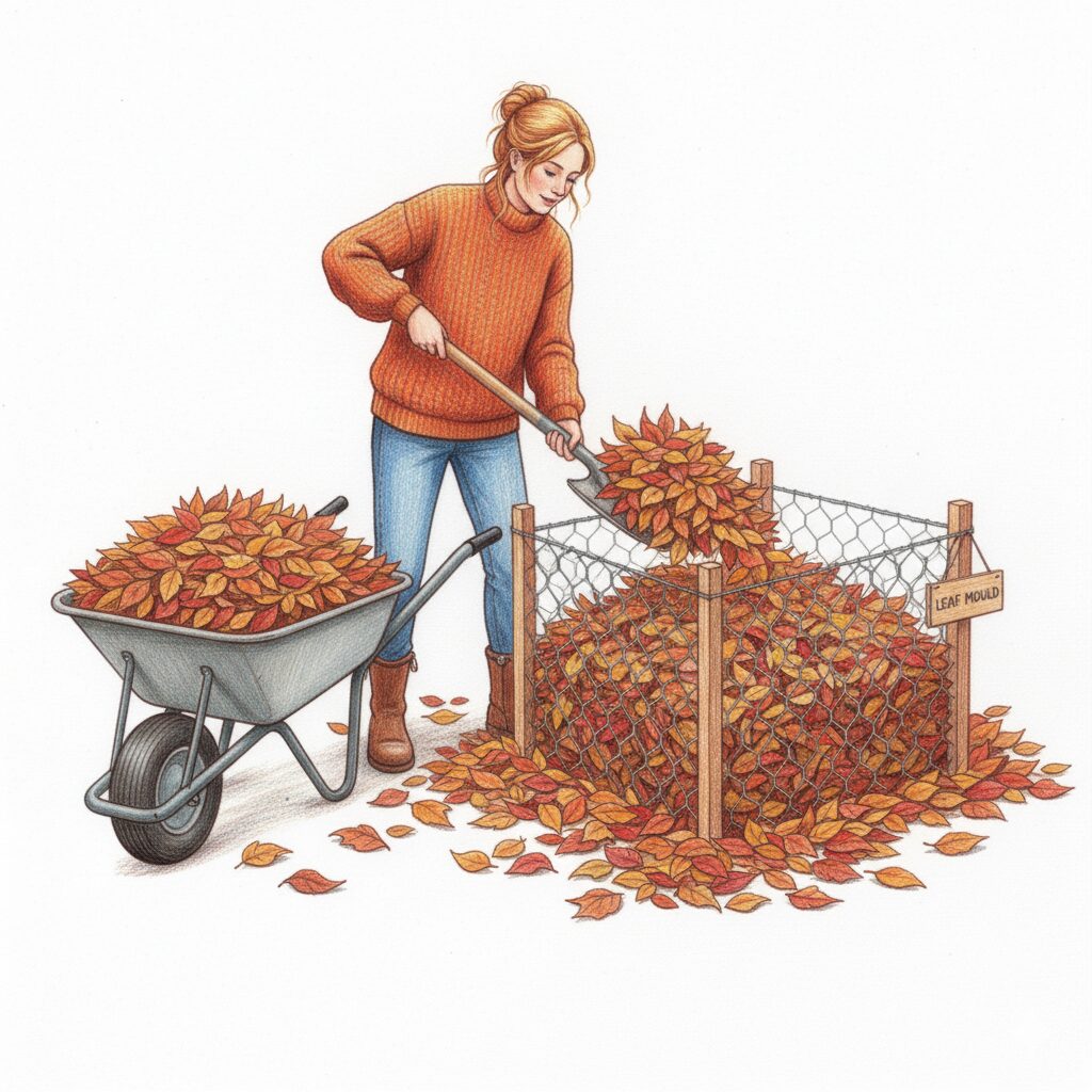 Creating leaf mould