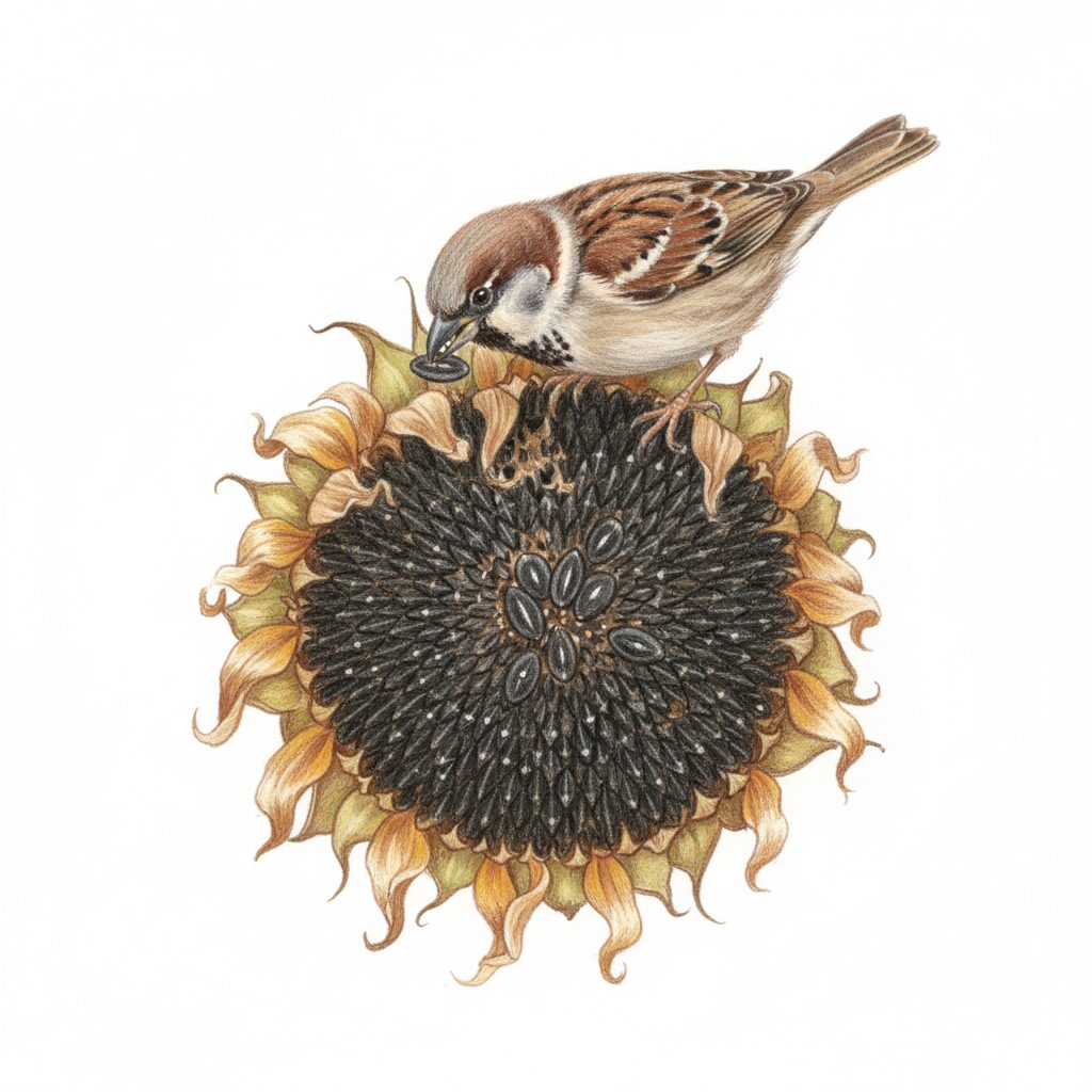 Leave seed heads for wildlife