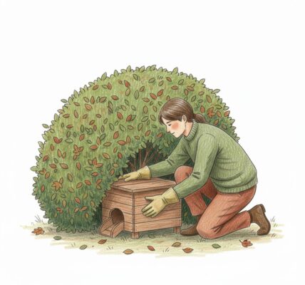 November is a good time to put out a hedgehog house