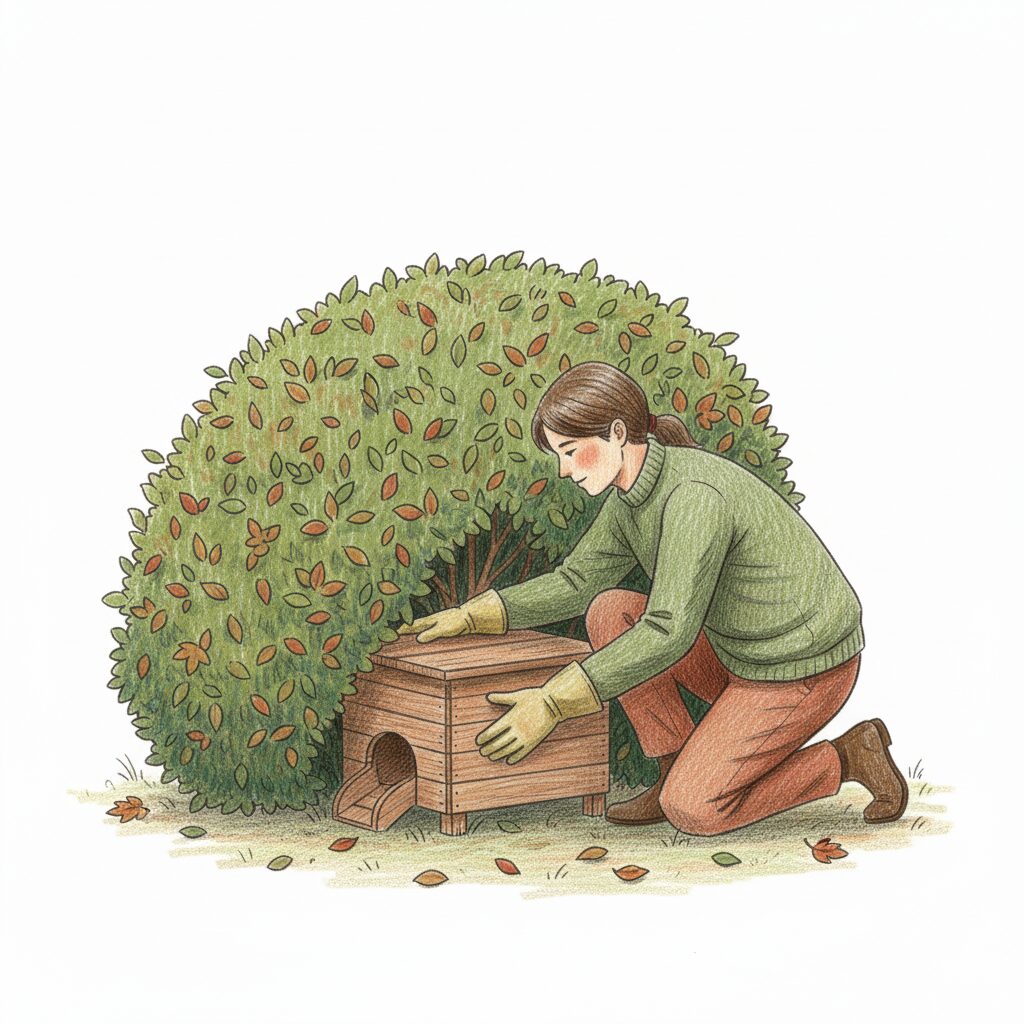 November is a good time to put out a hedgehog house