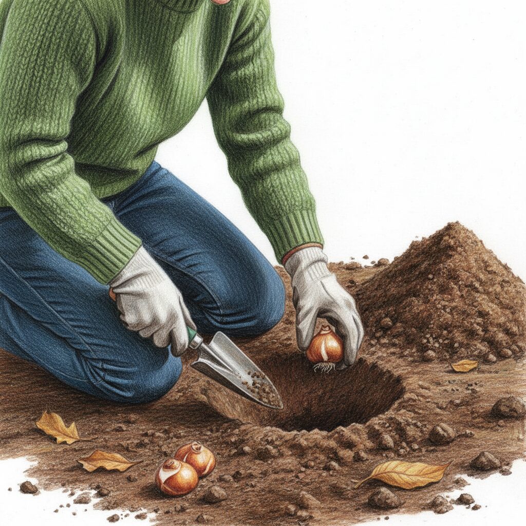 Planting tulips in November