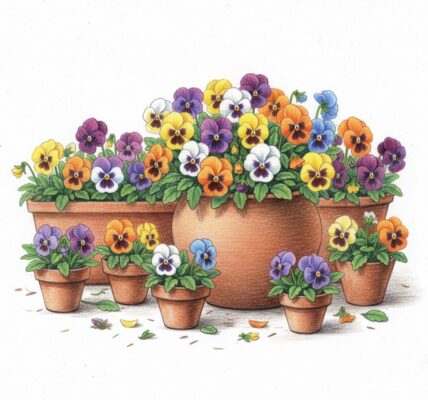Brighten up your winter with cheerful pansies!