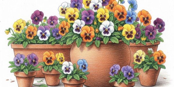 Brighten up your winter with cheerful pansies!