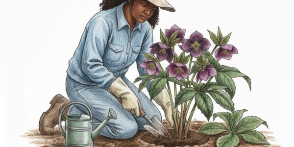 Planting Hellebore