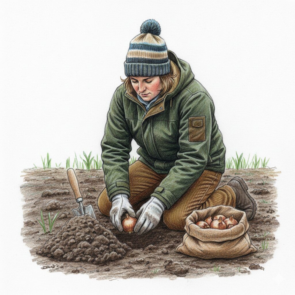 Planting spring bulbs in December