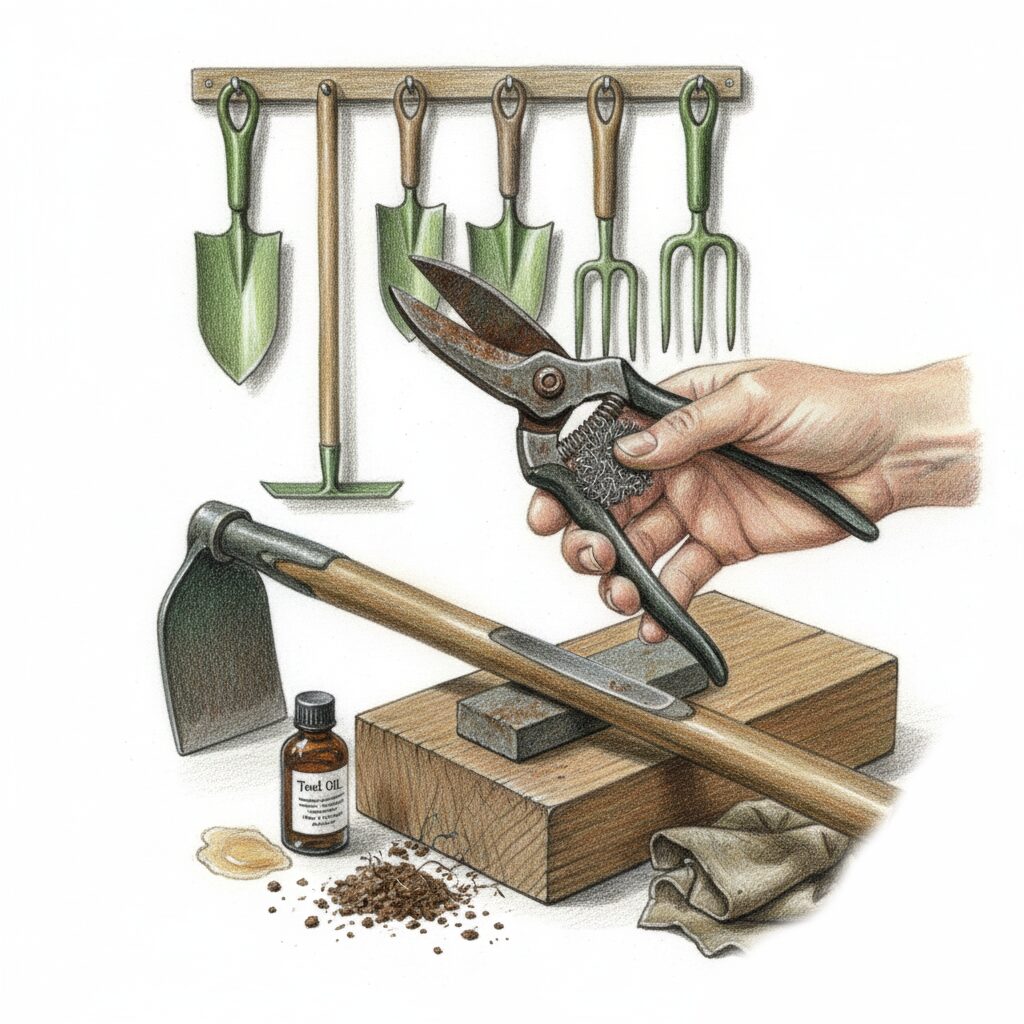 Tool cleaning and sharpening