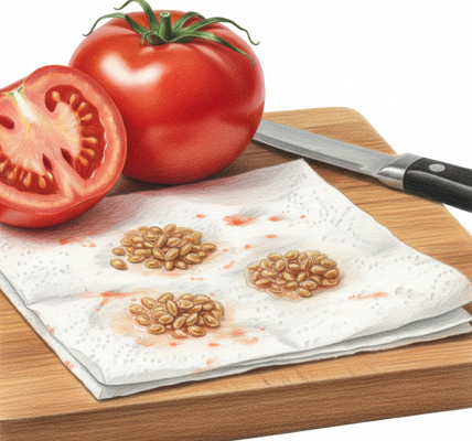 Growing seeds from shop bought tomatoes