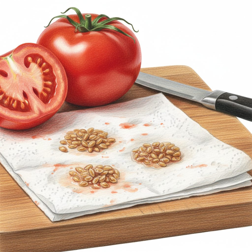 Growing seeds from shop bought tomatoes