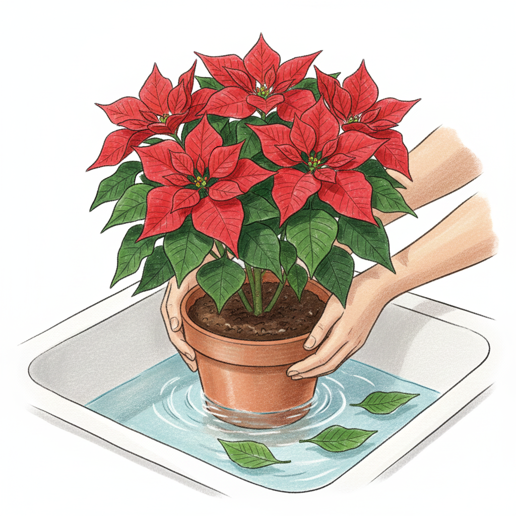 Keeping your Christmas Poinsettia going