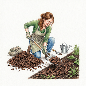 Mulching the soil