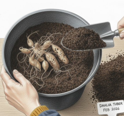 Prepare dahlias for early cuttings