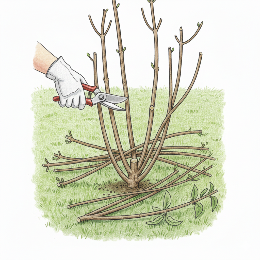 February is a good time to prune a butterfly bush