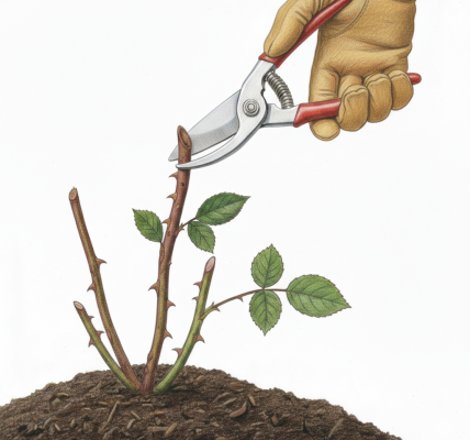 Pruning Hybrid and Floribunda roses