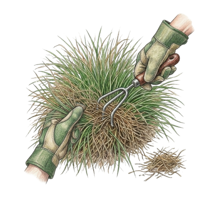 Ornimental grass care