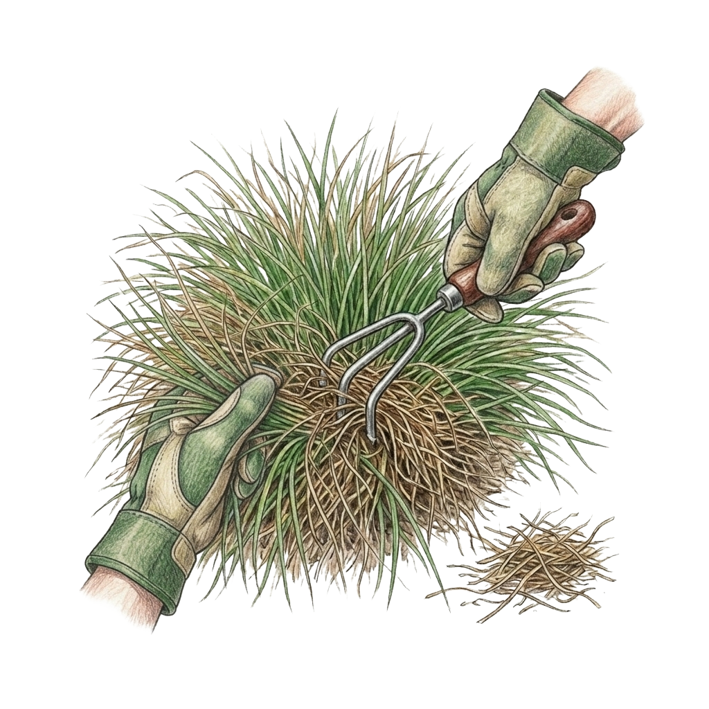 Ornimental grass care