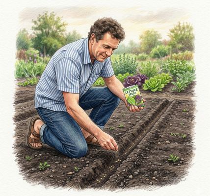 Sow lettuce in April