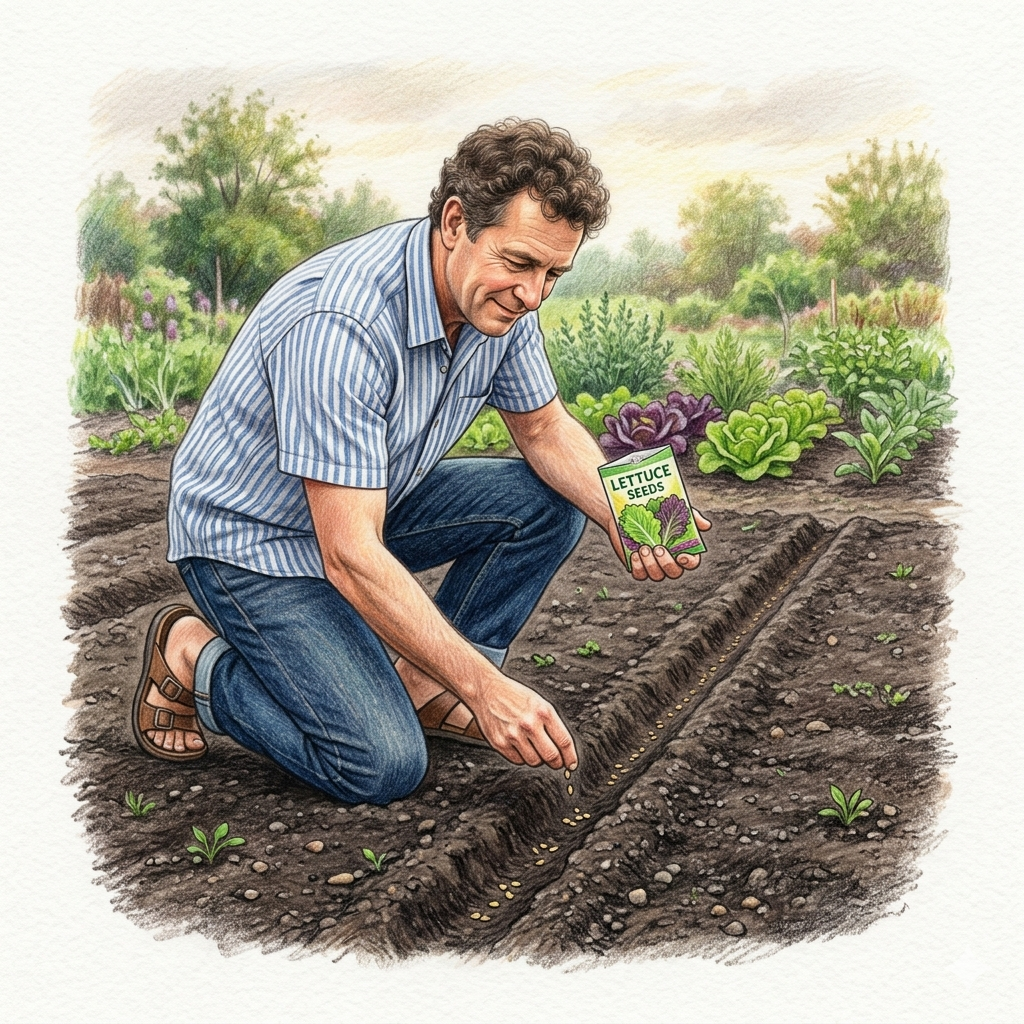 Sow lettuce in April