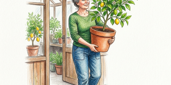Bring citrus plants outdoors