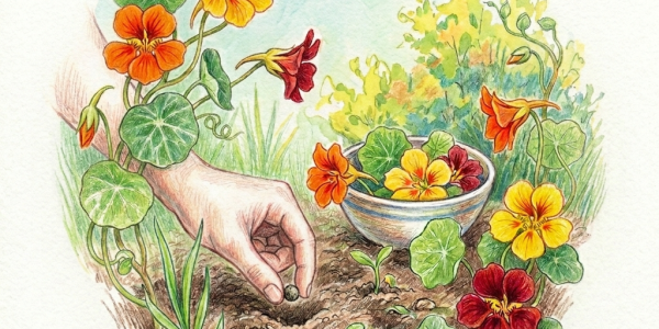 Growing nasturtiums