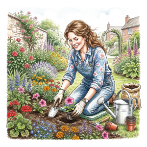 Plant out bedding plants in June