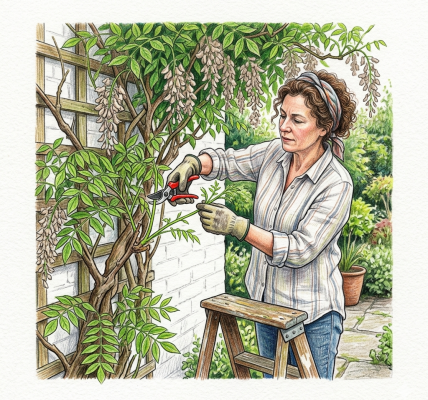 Pruning Wisteria
