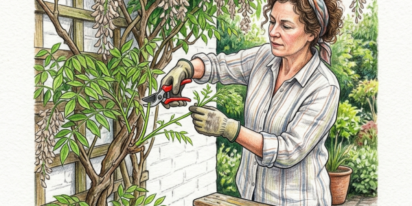 Pruning Wisteria