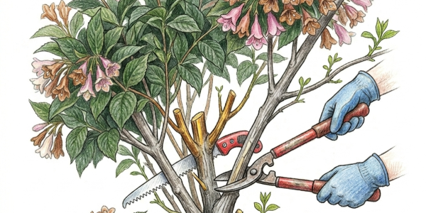 Pruning weigela