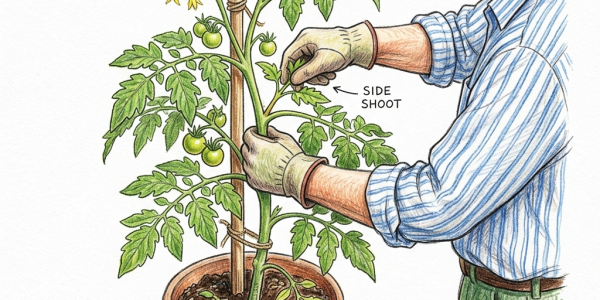 Tomato side shoot