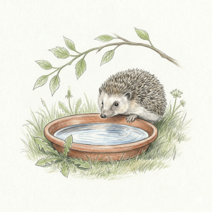 Water dishes for hedgehogs