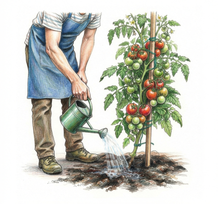 July tomato care