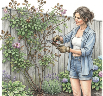 Pruing rambling roses