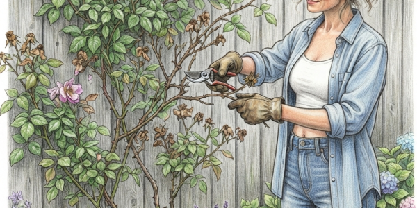 Pruing rambling roses