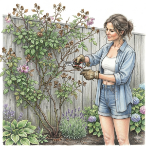 Pruing rambling roses